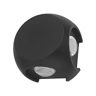 SL9505.401.01 Светильник уличный настенный ST-Luce Черный/Черный LED 1*4W 4000K ВОЛТИ 500_191_2953441